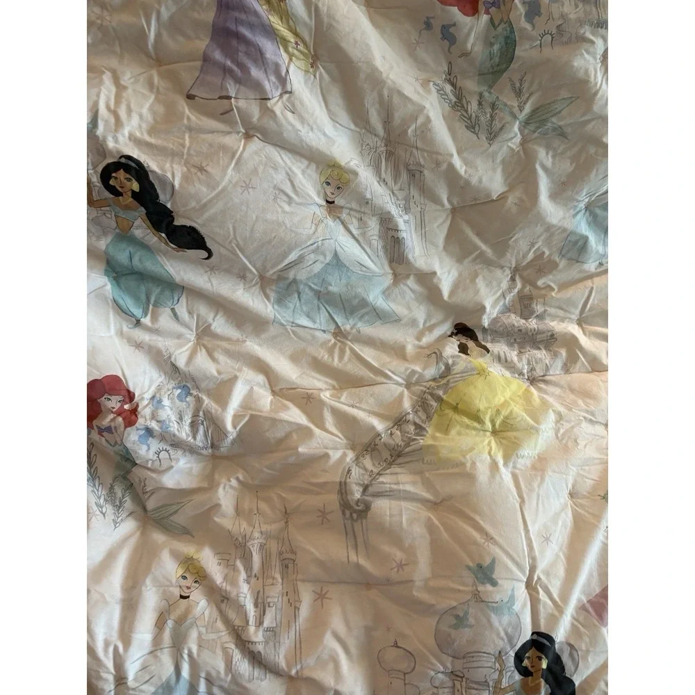 Pottery Barn Teen Girls Full / Queen DISNEY PRINCESS Comforter